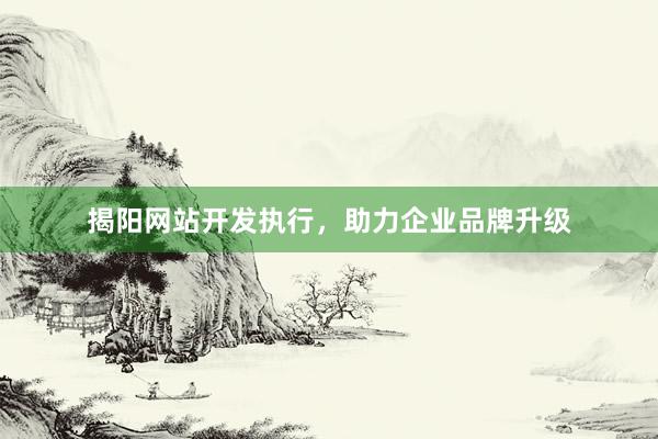 揭阳网站开发执行，助力企业品牌升级